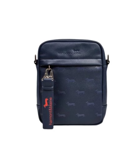 Reporter Bag Blaine Allover Nero - Harmont & Blaine