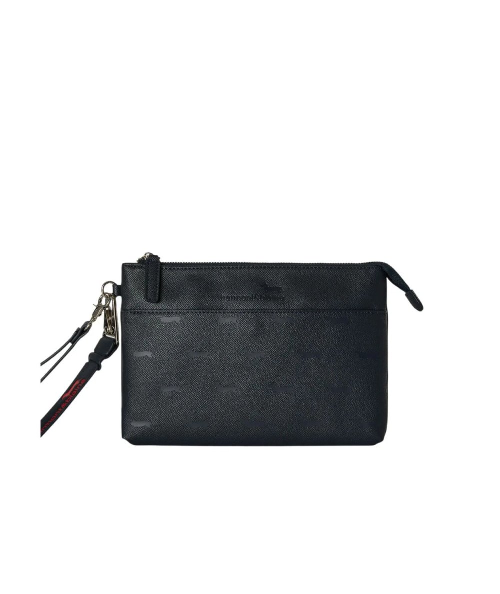 Pochette Piatta Blaine Allover Nero - Harmont & Blaine