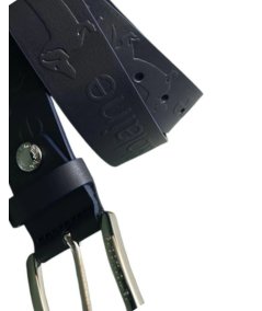 Cintura Uomo in Pelle Nera 3,5 cm - Harmont & Blaine