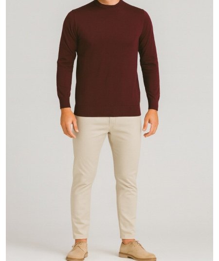 Maglia Girocollo Markup Verde Bosco Misto Viscosa - MK20010