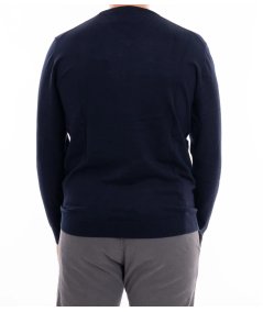 Maglia Scollo a V Markup Nero Misto Viscosa - MK20011