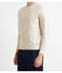 Maglia Girocollo Markup Beige Rasato Melange - MK9900078