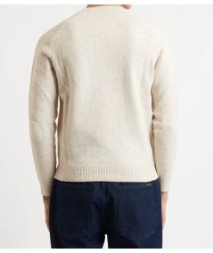 Maglia Girocollo Markup Beige Rasato Melange - MK9900078