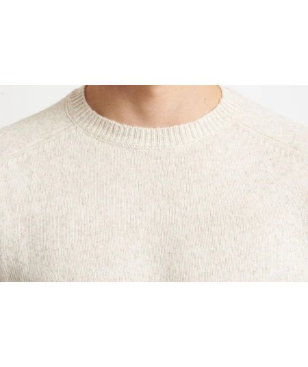 Maglia Girocollo Markup Beige Rasato Melange - MK9900078