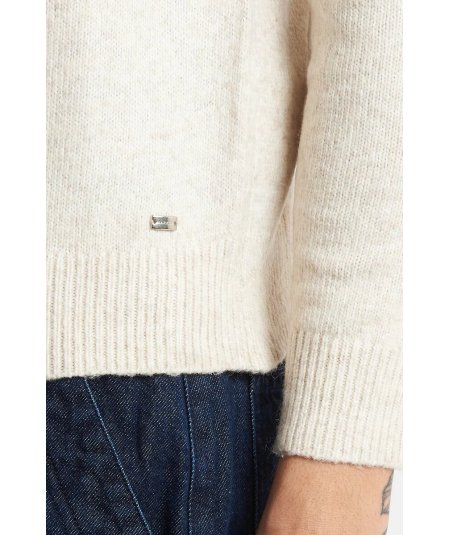 Maglia Girocollo Markup Beige Rasato Melange - MK9900078