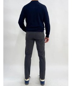 Polo Manica Lunga Markup Nero Viscosa - MK9900004