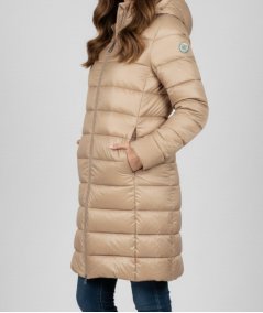 Markup Piumino Lungo Nylon Cappuccio Bordeaux