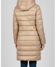 Markup Piumino Lungo Nylon Cappuccio Bordeaux