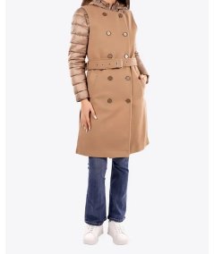 Markup Gilet Lungo Doppiopetto Panno Cammello