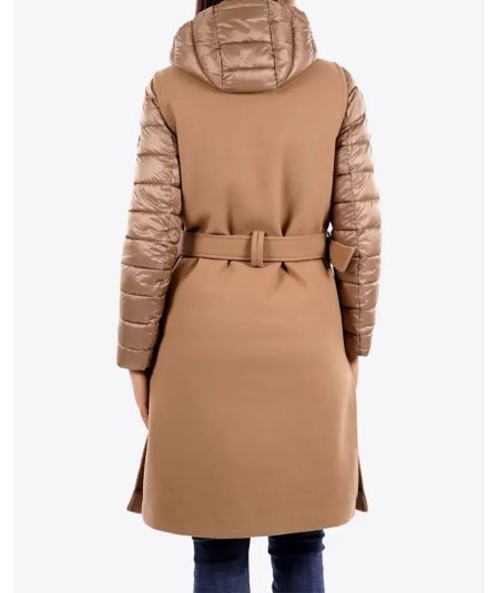 Markup Gilet Lungo Doppiopetto Panno Cammello