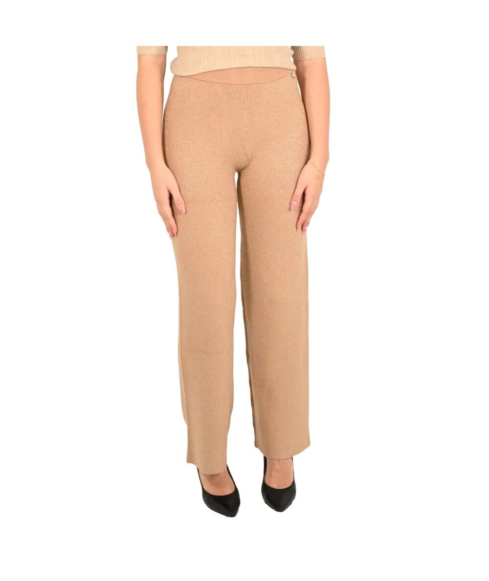 Markup Pantalone Palazzo Viscosa Cammello