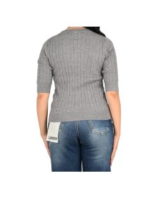 Markup Maglia Manica Corta Applicazioni Grigio