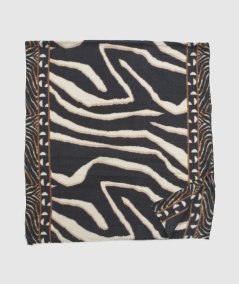 Sciarpa Nero Verde Fashion 06-0001286