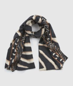 Sciarpa Nero Verde Fashion 06-0001286