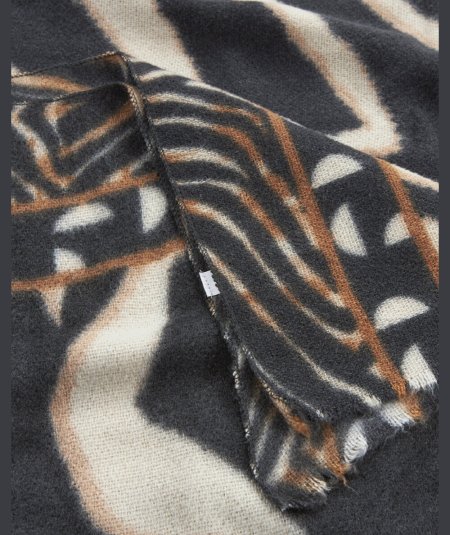 Sciarpa Nero Verde Fashion 06-0001286