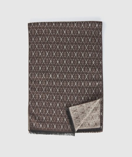 Sciarpa Uomo Nero Verde Fashion 59-0000096