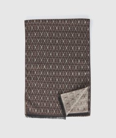 Sciarpa Uomo Nero Verde Fashion 59-0000096