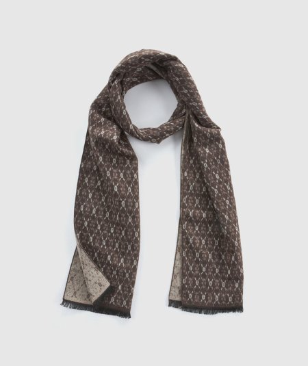 Sciarpa Uomo Nero Verde Fashion 59-0000096