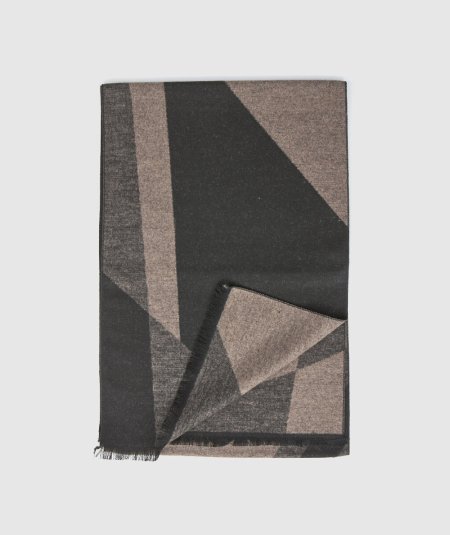 Sciarpa Uomo Nero Verde Fashion 59-0000100