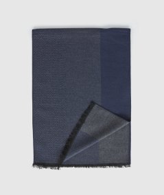 Sciarpa Uomo Nero Verde Fashion 59-0000110
