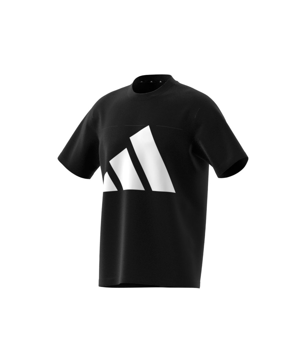 T-shirt Adidas Nera Logo Centrale Uomo - Mod. JE8945