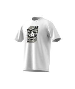 T-shirt Adidas Bianca Grafica Uomo - Mod. JM0387
