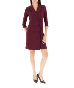 Abito Chemisier Bordeaux Rinascimento | Eleganza Versatile