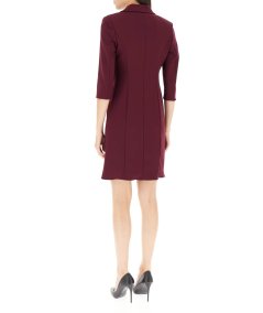 Abito Chemisier Bordeaux Rinascimento | Eleganza Versatile