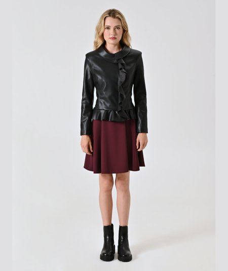 Giacca Sfiancata Nera Rinascimento | Design Sartoriale