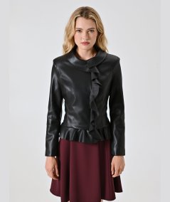 Giacca Sfiancata Nera Rinascimento | Design Sartoriale