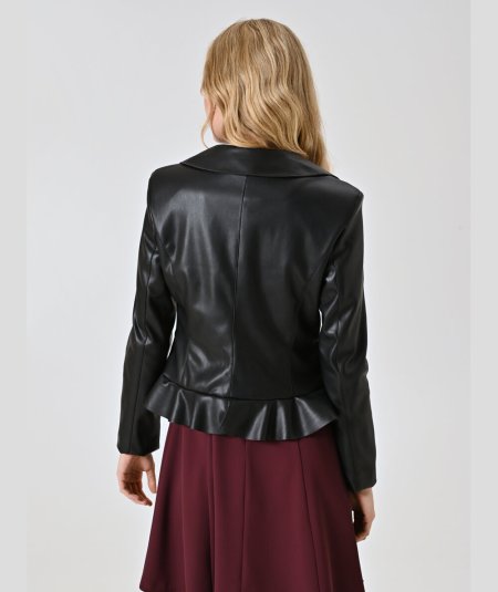 Giacca Sfiancata Nera Rinascimento | Design Sartoriale