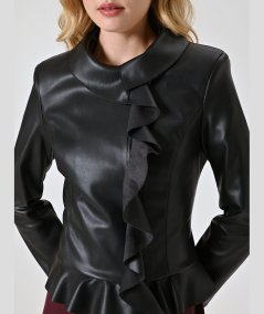 Giacca Sfiancata Nera Rinascimento | Design Sartoriale