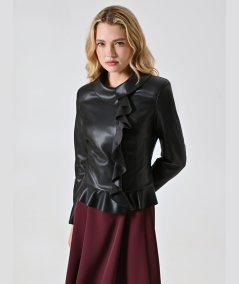 Giacca Sfiancata Nera Rinascimento | Design Sartoriale