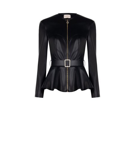 Giacca Nera Avvitata Rinascimento | Eleganza Quotidiana