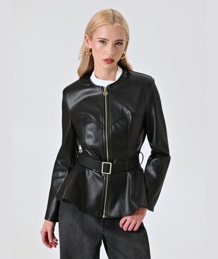 Giacca Nera Avvitata Rinascimento | Eleganza Quotidiana