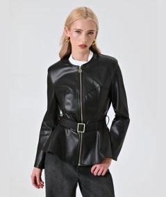 Giacca Nera Avvitata Rinascimento | Eleganza Quotidiana