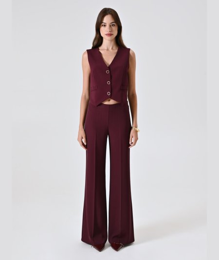 Gilet Sartoriale Rosso Rinascimento | Tocco di Carattere