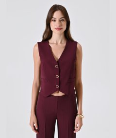 Gilet Sartoriale Rosso Rinascimento | Tocco di Carattere