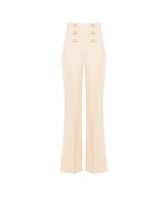 Pantalone Scuba con 6 Bottoni Rinascimento | Beige o Blu