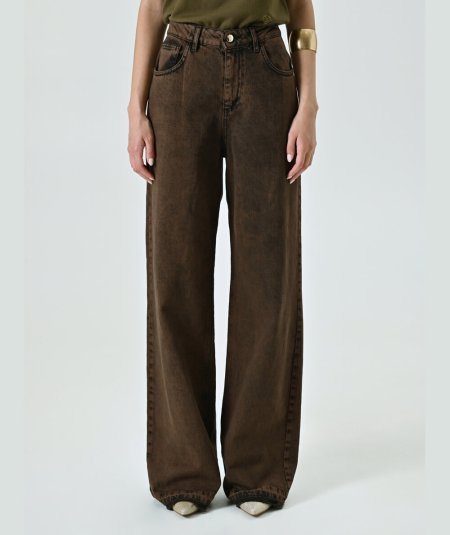 Jeans Color Cioccolato Rinascimento | Tocco di Tendenza