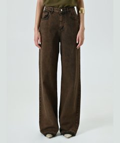 Jeans Color Cioccolato Rinascimento | Tocco di Tendenza