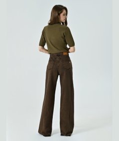 Jeans Color Cioccolato Rinascimento | Tocco di Tendenza