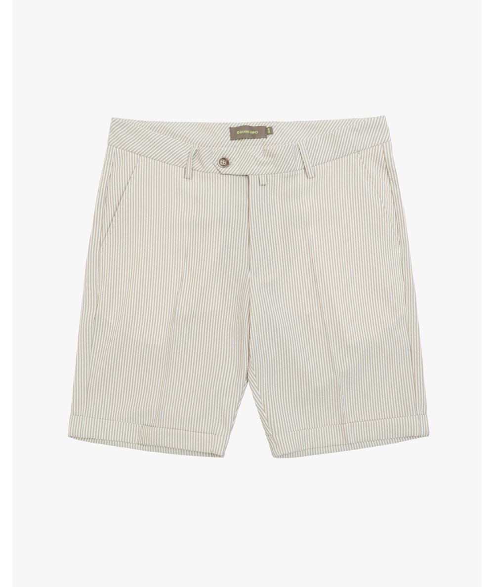 Bermuda Beige Uomo Gianni Lupo GL5167BD - Eleganza e Praticità Estiva
