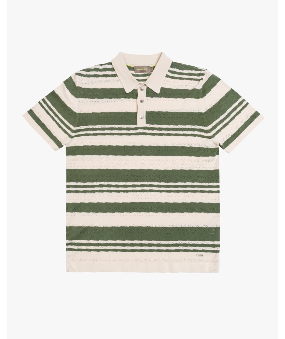 Maglia Beige Uomo Gianni Lupo GL35218 - Stile Naturale e Morbidezza