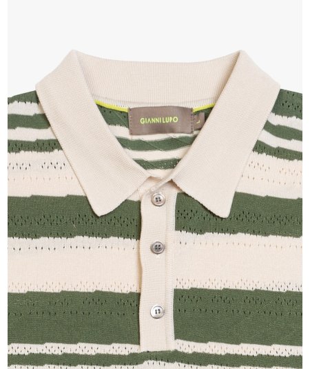 Maglia Beige Uomo Gianni Lupo GL35218 - Stile Naturale e Morbidezza