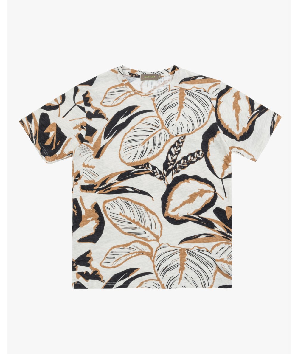 T-shirt Beige Uomo Gianni Lupo GL306SX - Stile Casual e Versatile