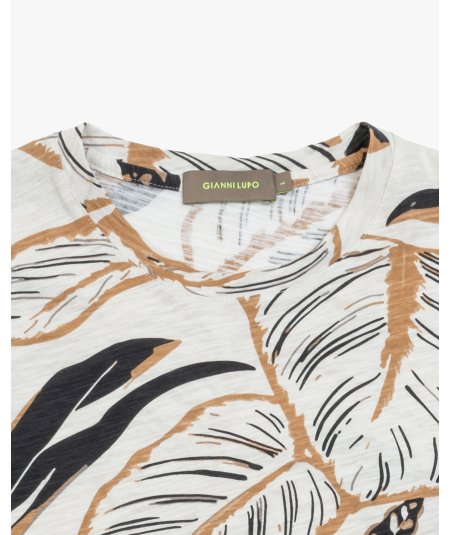 T-shirt Beige Uomo Gianni Lupo GL306SX - Stile Casual e Versatile