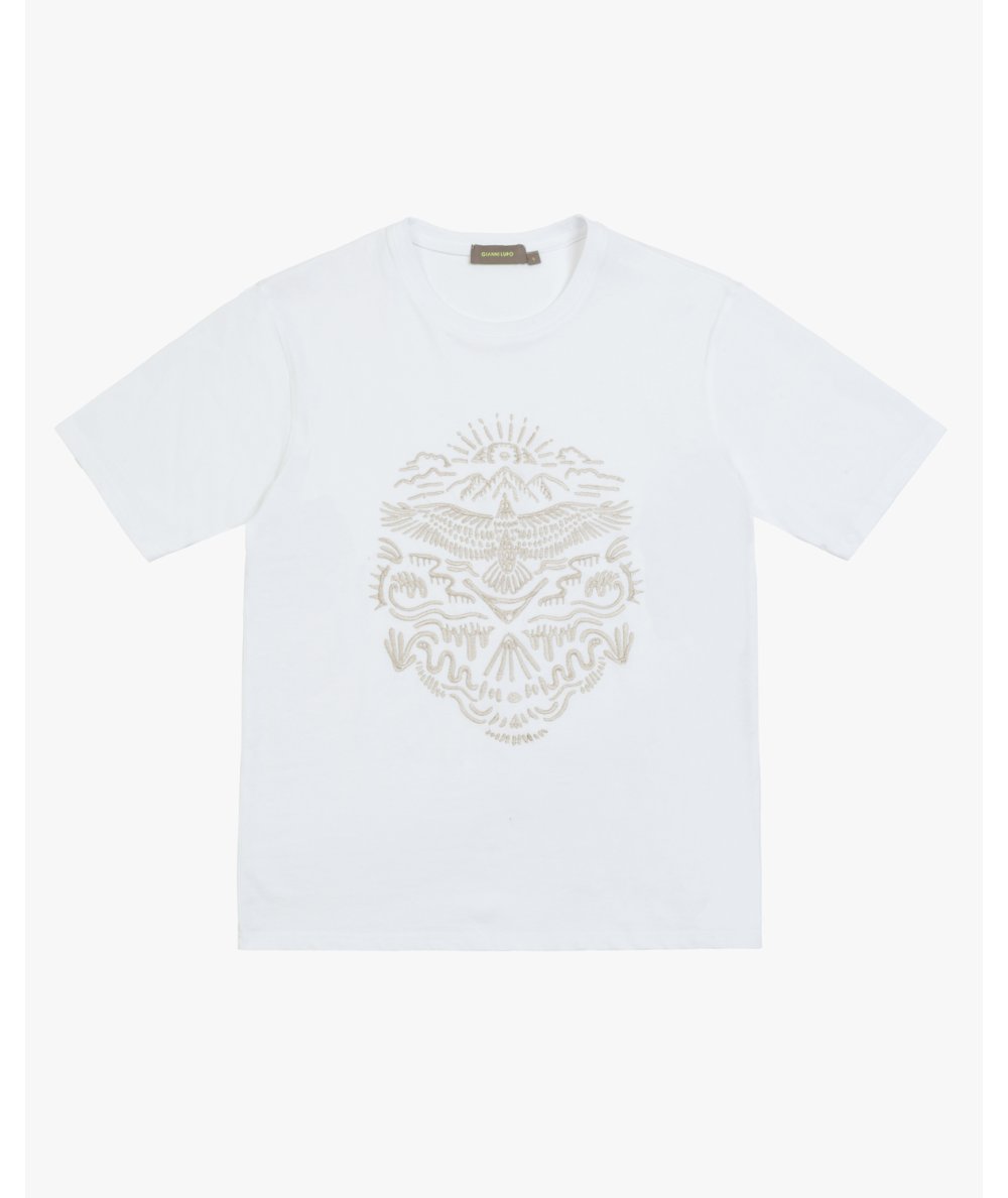 T-shirt Panna Uomo Gianni Lupo GL649W - Tonalità Calde e Comfort