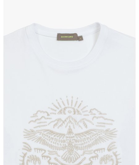 T-shirt Panna Uomo Gianni Lupo GL649W - Tonalità Calde e Comfort