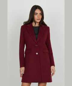 Cappotto Donna Relish Baron Prugna 2 Bottoni - RDA2505550038